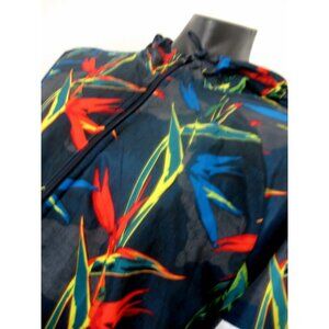 Russell Men's Hoodie Windbreaker Jacket Sz 2XL Colorful Lightweight Zip Pockets